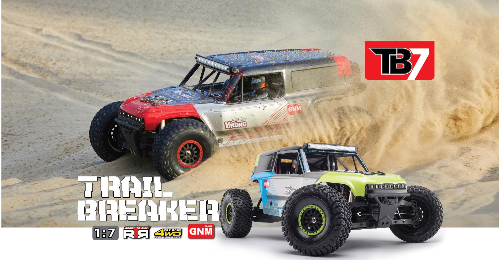 YIKONG YK4073 TB7 1/7 Desert RC Truck